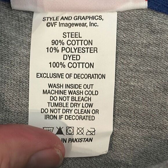 NFL Indianapolis Colts Polo Short sleeve Size XL Cotton NEW Gray Steel - Picture 6 of 6